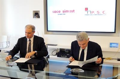 Firma accordo SACE e Prima Firma accordo SACE e Prima