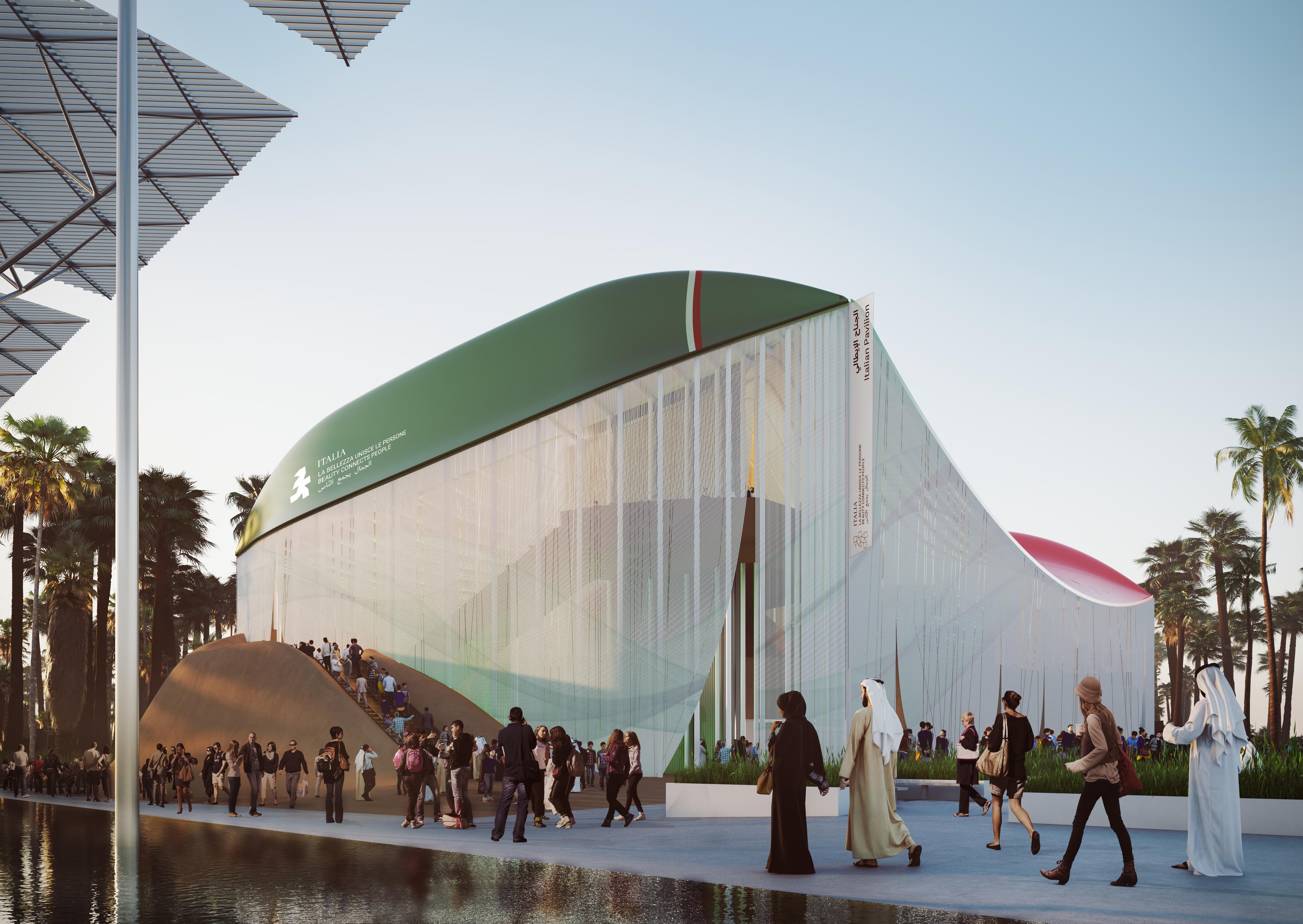 Rendering Padiglione Italia